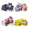 thumbnail image 2 of Figuras de acción de la patrulla canina para niños, juguetes de bloques de construcción, vehículo de la patrulla canina, Chase, Skye, Marshall, Pull Back, Playset, regalos de cumpleaños Fivean unisex, 2 of 2