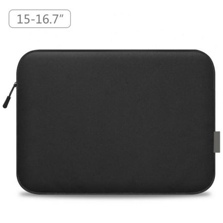 15-16.7 Inch Laptop Sleeve  Protective Case with Zipper Black