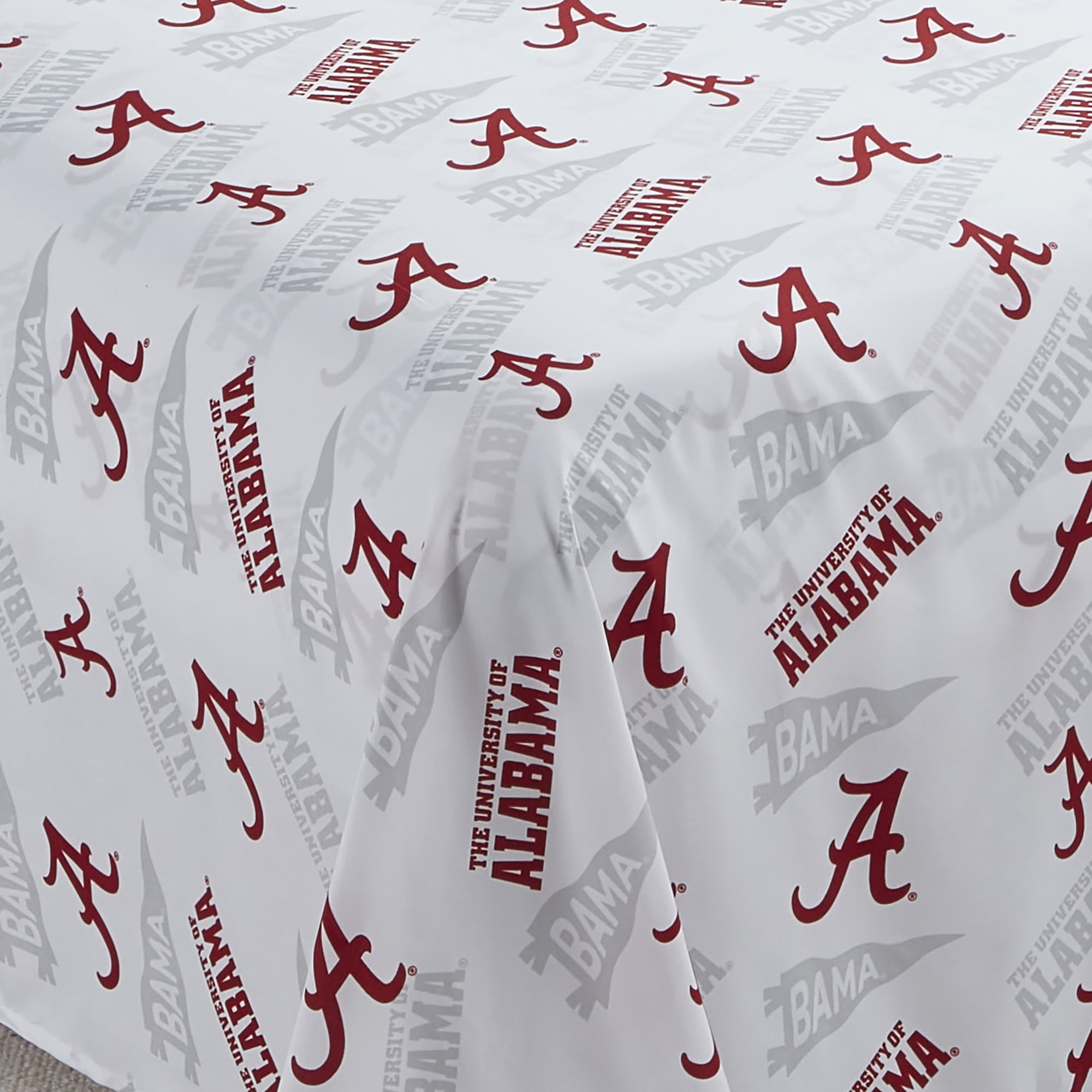 NCAA Officially Licensed Alabama Crimson Tide Microfiber Bed Sheet Set -Twin