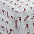 thumbnail image 5 of NCAA Officially Licensed Alabama Crimson Tide Microfiber Bed Sheet Set - Twin XL, 5 of 5