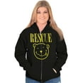 thumbnail image 4 of Rescue Animals Endangered Species Zip Up Hoodie Men's Women's Brisco Brands S, 4 of 5