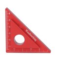 thumbnail image 2 of Ruler, 45 Degree Angle Ruler Dual Layer DIY Easy To Move Aluminum Alloy  for Architectural Drafting Design, 2 of 8