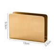 thumbnail image 2 of Nordic Gilded Napkin Holder Iron Art Gold Vertical Tissue Box Tissues Storage Holders Hotel Restaur, 2 of 5