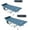 Gray, variant on Folding Camping Cot, Sleeping Bed, Tent Cot, with Pillow, Carry Bag & Storage Bag, Extra Wide Sturdy, Heavy Duty Holds Up to 500 Lbs, Lightweight, Comfortable for Outdoor&Indoor (Dark Blue)