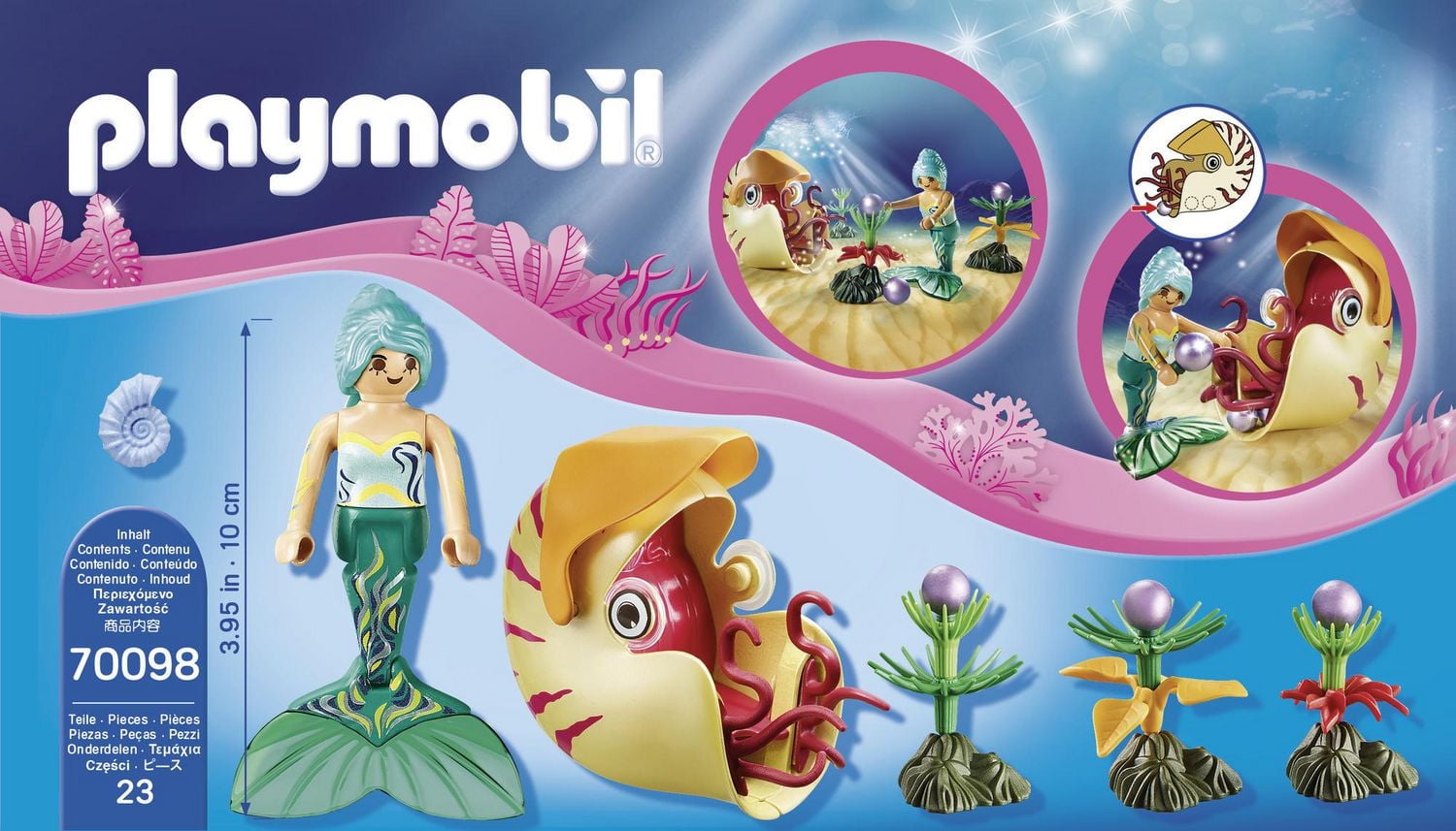 Mermaid with Sea Snail Gondola