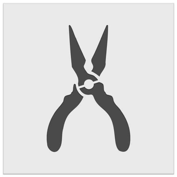 Long Nose Pliers Hand Tool DIY Cookie Wall Craft Stencil - 5.5 Inch