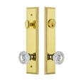 thumbnail image 3 of Grandeur Carver_Tp_Eset_238 Carre Solid Brass Tall Plate Single Cylinder Keyed Entry Set -, 3 of 6