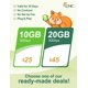 thumbnail image 5 of Tarjeta SIM de Europa ENC Mobile 30 días 10 GB 5G/4G LTE + ilimitado, 5 of 7