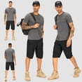thumbnail image 4 of Pantalones cortos tácticos Jessie Kidden 6223 para hombre, color negro, talla 38, 4 of 9