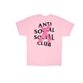 thumbnail image 2 of Anti Social Social Club Men's Cancelled T-Shirt Pink, from StockX, 2 of 3