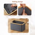 thumbnail image 4 of XGFHYJEH Laundry Basket, Large Dirty Clothes Hamper for Baby Kids Nursery, Portable Laundry Bag, Big Washing Bin, Decorative Storage Container for Dorm, Bedroom, Bathroom, 4 of 7