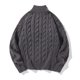 thumbnail image 5 of Ceisia Men's Winter Casual Solid Color V-Neck Long Sleeve Hoodie - Comfortable Daily Outdoor Wear Gift, 5 of 9