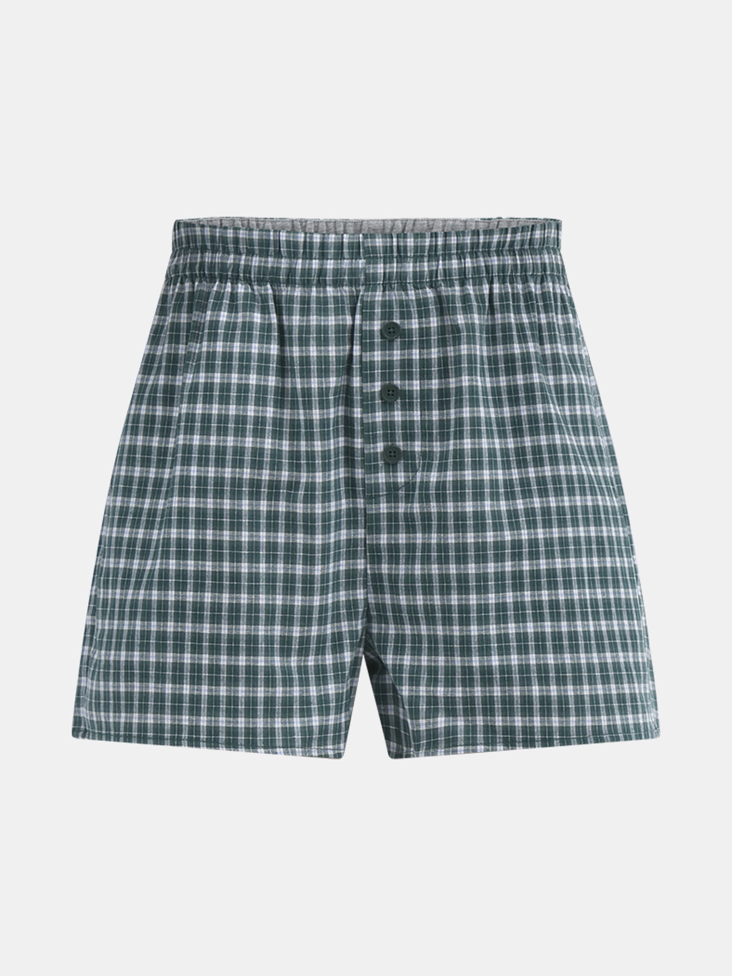 No Boundaries Cotton Boxer Shorts with Rollover Waist, 3'' Inseam, Women's
