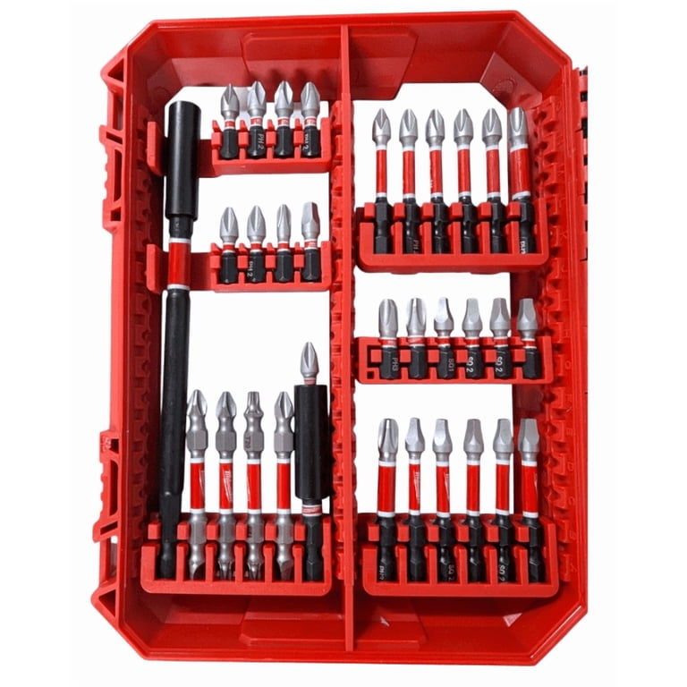 Milwaukee Impact Driver and Drill Set 60PC with SHOCKWAVE Impact