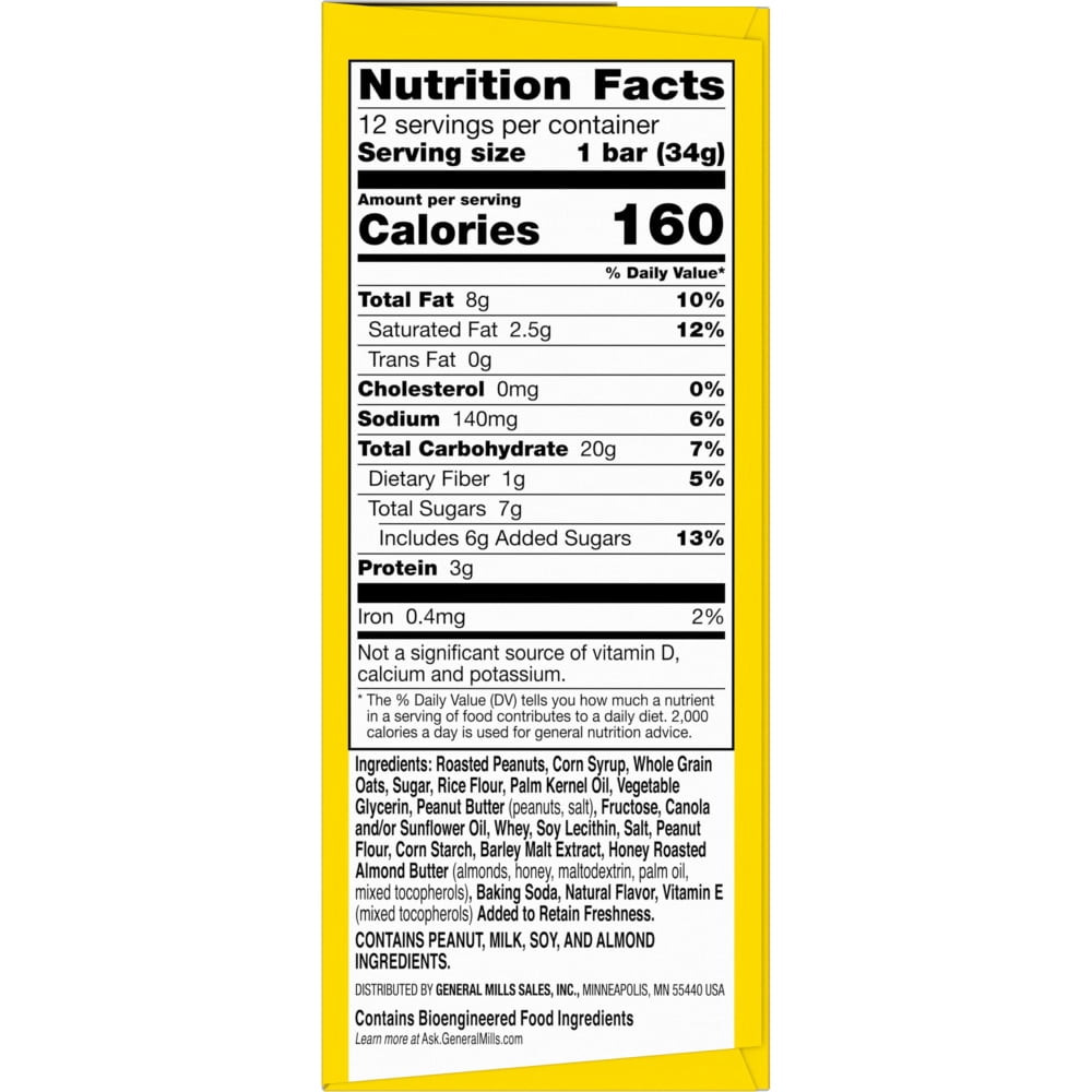 Nature Valley Sweet and Salty Nut Peanut Granola Bars 12 ct / 1.2 oz - 5 Pack