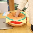 thumbnail image 4 of Cartoon Toy Simulated burger throw pillow plush doll 30cm, 4 of 6