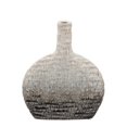 thumbnail image 1 of Sagebrook Home 10"H TEXTURED OVAL 2-TONE VASE, BEIGE, 1 of 1