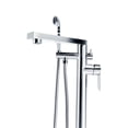 thumbnail image 3 of Venus Square head tub filler faucet with Breeze Handle - Brushed Nickel, 3 of 8
