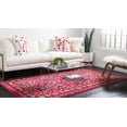 thumbnail image 3 of Rugs.com Fleur Collection Rug – 5' x 8' Pink Medium-Pile Rug Perfect For Bedrooms, Dining Rooms, Living Rooms, 3 of 9