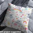 thumbnail image 2 of Castle Fairy Kawaii Koala Fabric by the Yard 5 Yard,Floral Rainbow Sewing Fabric,Kawaii Butterfly Fabric for Sewing,Ultra Soft Animal Home Decor, 2 of 6