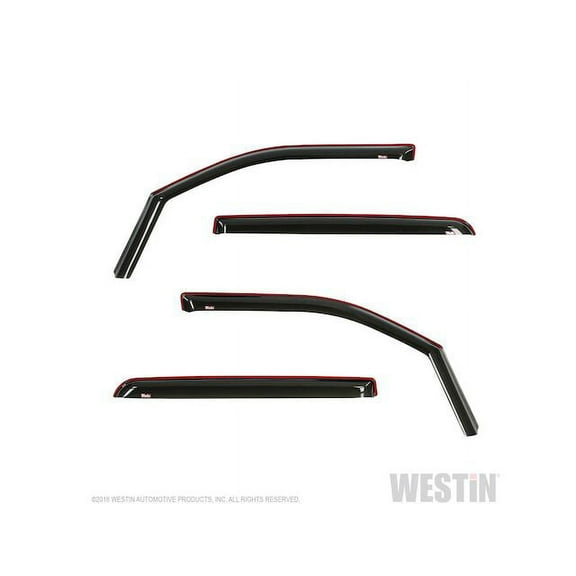 Side Window Deflector - Compatible with 2020 - 2022 Ram 1500 Crew Cab Pickup 2021
