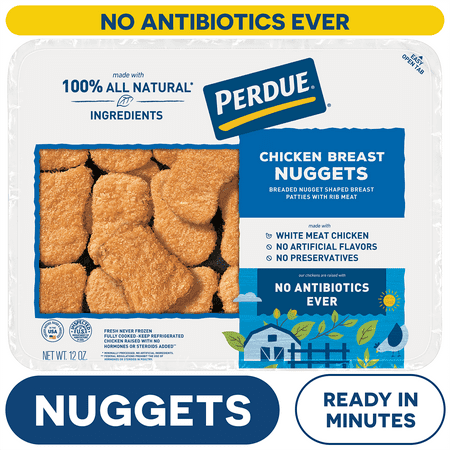 PERDUE® Refrigerated Breaded Chicken Breast Nugget Pieces, 12 oz. Tray