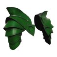 thumbnail image 4 of Protector de hombro medieval jinwen Caballero Steampunk Pirata verde, 4 of 8