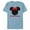 Ocean Blue, variant on Minnie Mouse Stepmom Mom Red Bow Family Mother’s Day - Short Sleeve Blended T-Shirt for Adults - Customized-Purple