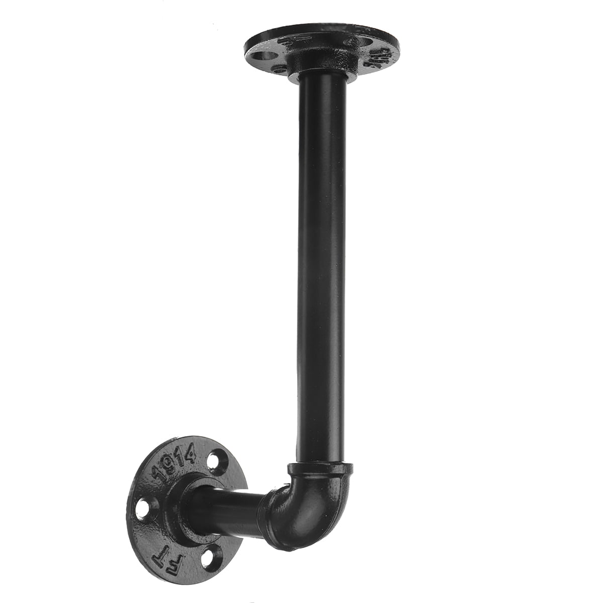 2PCS Industrial Steel Pipe Shelf Bracket Holder DIY Pipe Shelf Brackets