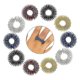 thumbnail image 2 of 10 Pcs Massagers Medicine Massage Ring Reflexology Finger Rings Acupressure Finger Rings Finger Acupressure Massager, 2 of 4