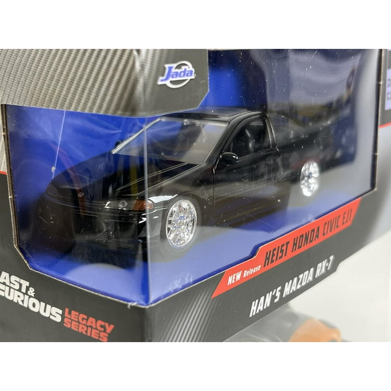 Fast & Furious 1:32 Scale Legacy Twin Set - Heist Honda Civic EJ1