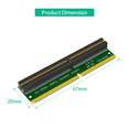 thumbnail image 4 of DDR4 Adapter Card 204Pin 260Pin Standard Slot Memory Tester Standard Adapter for PC Laptop, 4 of 5