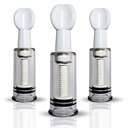 XIRQI Breast pump 2cm3pcs Inverted Nipple Corrector, nipple suckers,Transparent Inverted Nipple Extractor for Postpartum Women