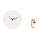 thumbnail image 5 of Reloj de pared redondo silencioso, sin , con estatua de bailarina de ballet. Fabricado en resina de fibra de densidad media. Moderno y decorativ, 5 of 8