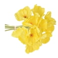thumbnail image 3 of Flor artificial oficina en casa simulación Floral decoración boda fiesta PU Flor falsa, amarillo 10 Piezas Advancent HA000017-04B, 3 of 6