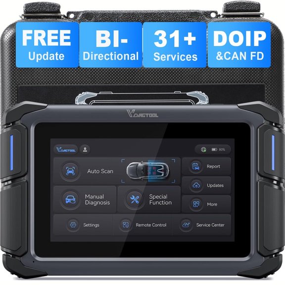 VDIAGTOOL Bidirectional Scan Tool VD70 Lite, OBD2 Scanner Diagnostic Tool with 31  Resets, 2026 Scanner for Car, Full System Scan, Free Update