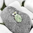 thumbnail image 3 of Natural Larsonite Jasper & Peridot 925 Sterling Silver Pendant Jewelry P-1300 SDP117751, 3 of 5