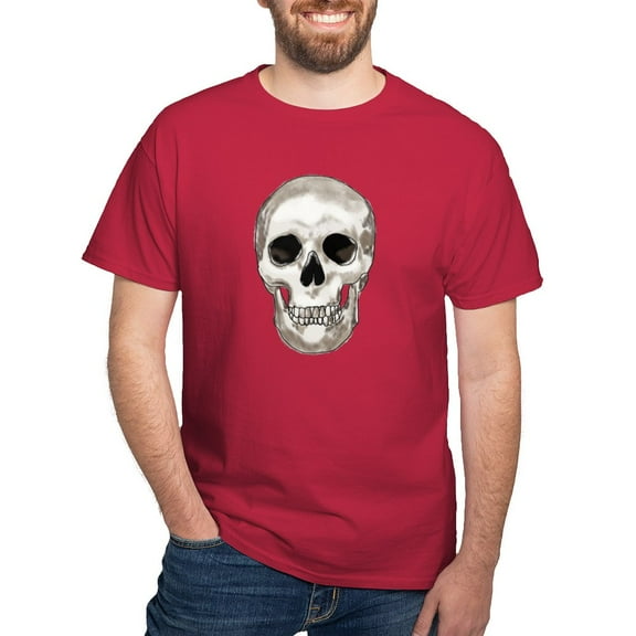 CafePress - Skull Dark T Shirt - Men's Classic Graphic Cotton T-Shirt