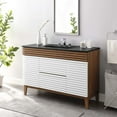 thumbnail image 3 of Render 48" Single Sink Bathroom Vanity-EEI-5398-CHA-BLK, 3 of 11