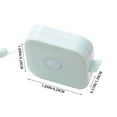 thumbnail image 2 of 1 Pcs Retractable Tape Measure,Fabric Measuring Tape For Body Measurements,Sewing Tape Scale Ruler,Retractable Soft Tape Measures For Body, Waist, Sewing, Tailoring,Crafting, Diy,Knitting,D, 2 of 6