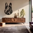 thumbnail image 5 of LaModaHome French Bulldog Metal Wall Art, Modern Pet Decor, English Dog Sculpture, Unique Canine Home Accent, Animal Lovers Gift Idea, Dog Themed GiftHome Decoration Gift -19.7"x31.5"/50x80cm, 5 of 5