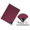 thumbnail image 5 of SaniMore for iPad Pro 11" 4th/3rd/2rd/1st Generation 2022/2021/2020/2018 Case, Auto Sleep/Wake, Rugged PC Case with Tri-Fold Kickstand [Support 2nd Gen Pencil Charging], Fit iPad Air 4/5, Winered, 5 of 11