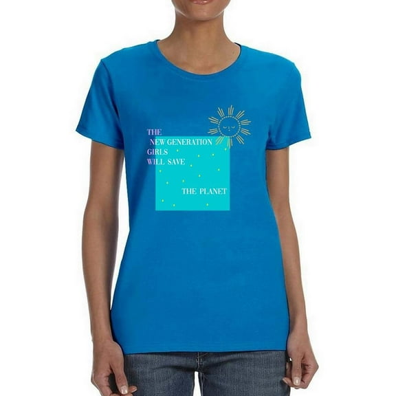 New Generation Girls T-Shirt Women -Image by Shutterstock, Female 4X-Large