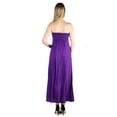 thumbnail image 3 of 24seven Comfort Apparel Maternity Strapless Maxi Dress, 3 of 4