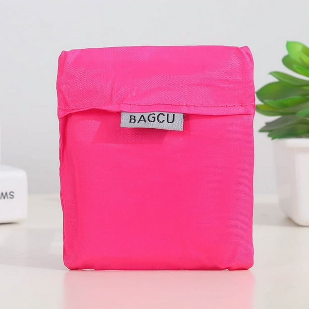 Bolsa de compras plegable, creativa, de tela Oxford, cuadrada, plegable, para el hogar, para supermercado