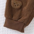 thumbnail image 5 of Toddler Boys Girls Fall Winter Clothes 9 12 18 24 Months 2T 3T Baby Crewneck Floral Sweatshirts Pants Set Long Sleeve Outfits Set Little Kids Fall Outfits Brown Size 6-9 Months, 5 of 9