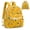 Bee Print, variant on Polyester Lightweight Women Mini Backpack, Fashion Daypack for Travel Work, Autumn Book Pumpkin Print Women Fashion Backpack Purse