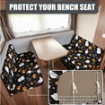 thumbnail image 4 of FOR U DESIGNS Ghost Jack-O'-Lantern Pattern 3 Pack RV Dinette Cushion Covers Halloween Camper Cushion Slipcover Scratch-Resistant Sofa Chair Cover Pillowcase Camper Seat Covers Dinette Booth, 4 of 8