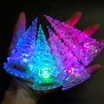 thumbnail image 3 of Paquete de 4 luces LED para árbol de Navidad, mini árbol iluminado acrílico, decoraciones que cambian de color en interiores, vacaciones para mesa de dormitorio (4 PC), 3 of 5
