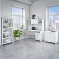 thumbnail image 2 of BBF Echo by Kathy Ireland 5 Piece Office Set in Pure White, 2 of 7